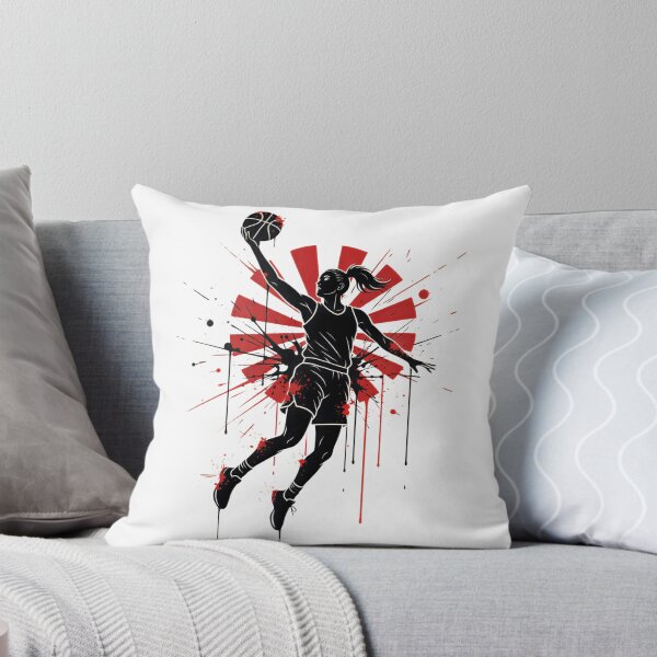 Item preview, Basketball Player Silhouette Ink Splash Design designed and sold by Trendy Valley .
