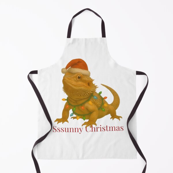 Item preview, Sssunny Christmas – Bearded Dragon Holiday Design designed and sold by SVALANART.