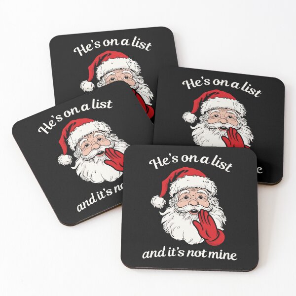 Item preview, He’s on a list and it’s not mine - Santa Epstein files protest designed and sold by VeryEnglishGent.