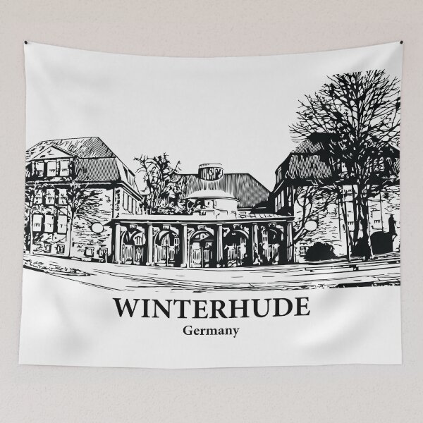 Item preview, Winterhude - Germany designed and sold by Lakeric Cityscapes.