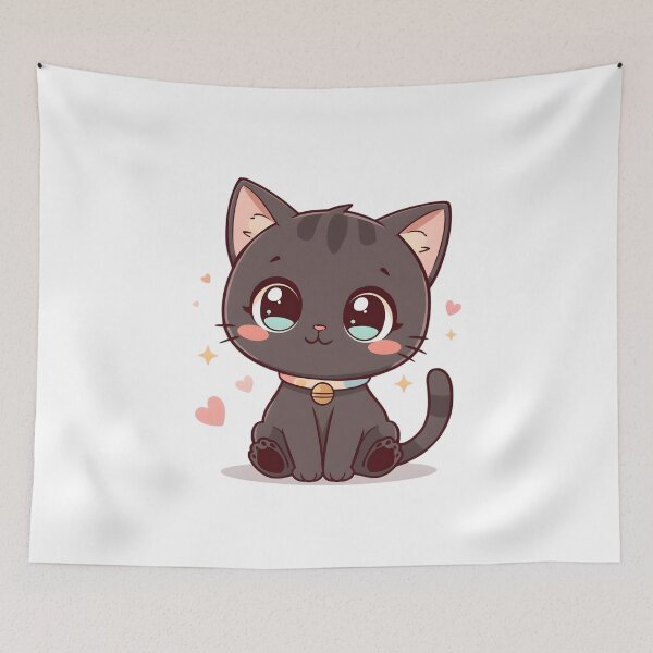 Item preview, Kawaii Black Cat | chococat designed and sold by lamiarte.
