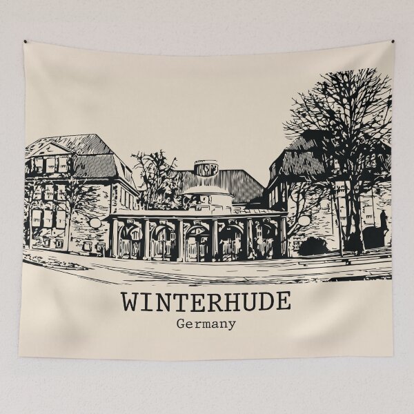 Item preview, Winterhude - Germany designed and sold by Lakeric Cityscapes.