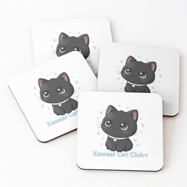 Item preview, Kawaii Black Cat | chococat designed and sold by lamiarte.