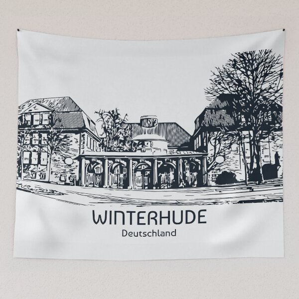 Item preview, Winterhude - Deutschland designed and sold by Lakeric Cityscapes.