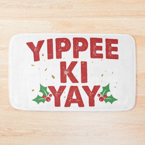 Item preview, Yippee Ki Yay Christmas Text Distressed Design designed and sold by zoughlal.
