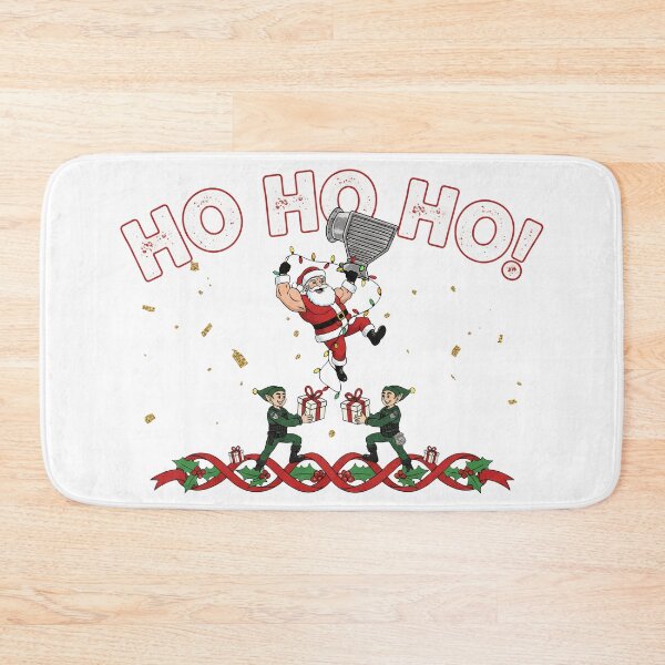 Item preview, Ho Ho Ho Car Enthusiast Muscle Santa Christmas Graphic designed and sold by zoughlal.