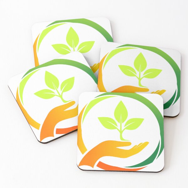 Item preview, Eco-Friendly Hand and Leaf Logo – Sustainability, Growth, and Nature Symbol designed and sold by bayzidstock.