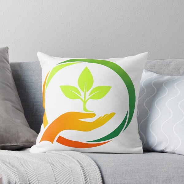 Item preview, Eco-Friendly Hand and Leaf Logo – Sustainability, Growth, and Nature Symbol designed and sold by bayzidstock.