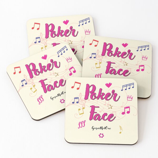 Item preview, Poker Face Popular Song Title designed and sold by CharlottePlaceArt.