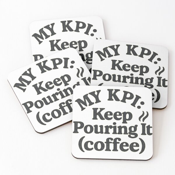 Item preview, KPI KEEP POURING IT – Funny Coffee Shirt designed and sold by ALEXA-Studio.