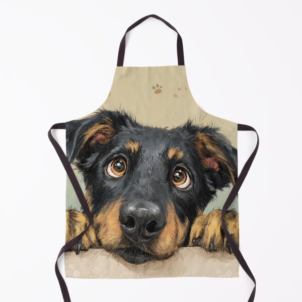 Item preview, Beauceron Peeking over Wall 01 designed and sold by Elisabeth Lucas.