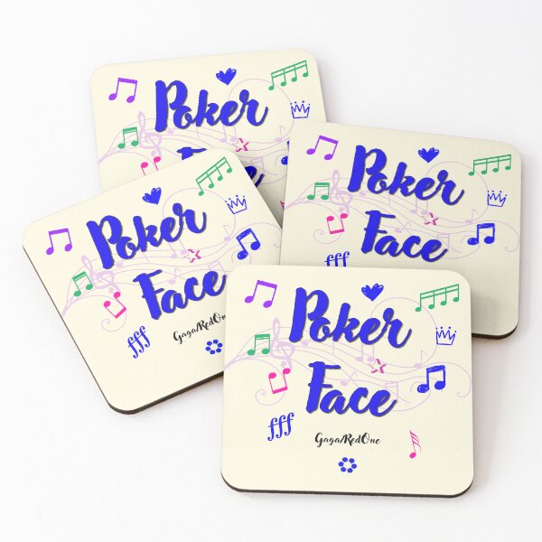 Item preview, Poker Face Popular Song Title designed and sold by CharlottePlaceArt.