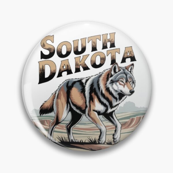 Artikelvorschau, Landschaft von Alpha Wolf in South Dakota entworfen und verkauft von JediKittenWars.