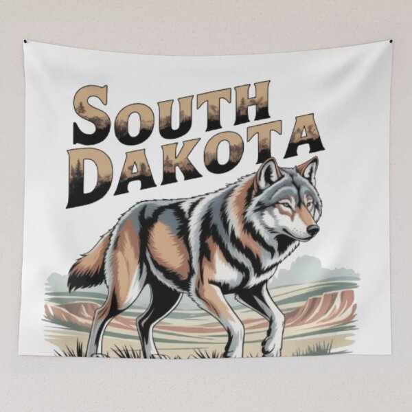 Artikelvorschau, Landschaft von Alpha Wolf in South Dakota entworfen und verkauft von JediKittenWars.