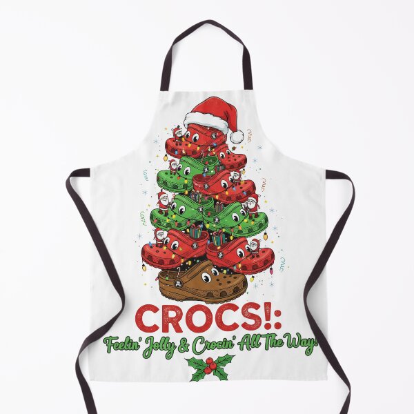 Item preview, Jolly Crocin' All The Way Crocs Clog Christmas Tree designed and sold by zoughlal.