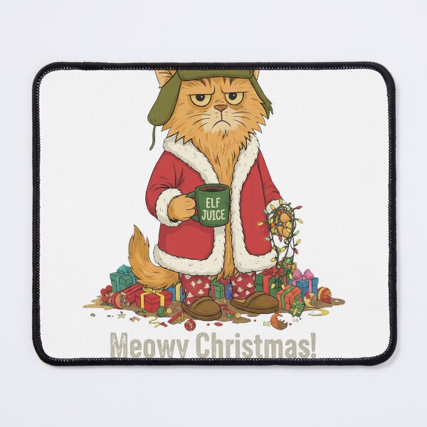 Item preview, Meowy Christmas Litter's Still Full Grumpy Cat Design designed and sold by zoughlal.