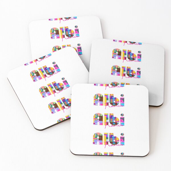 Item preview, Albi, France, Vibrant Abstract City Typography Art designed and sold by Wanderful-roads.