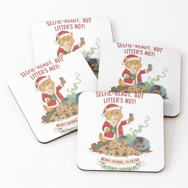 Item preview, Selfie Ready But Litter's Not Grumpy Cat Extreme Humor designed and sold by zoughlal.