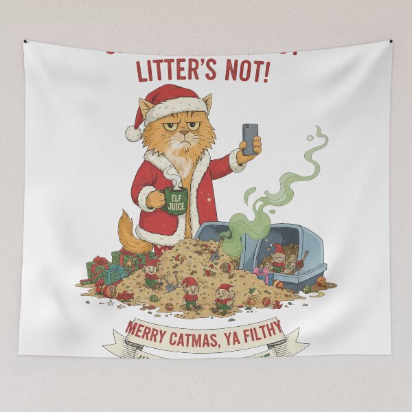 Item preview, Selfie Ready But Litter's Not Grumpy Cat Extreme Humor designed and sold by zoughlal.