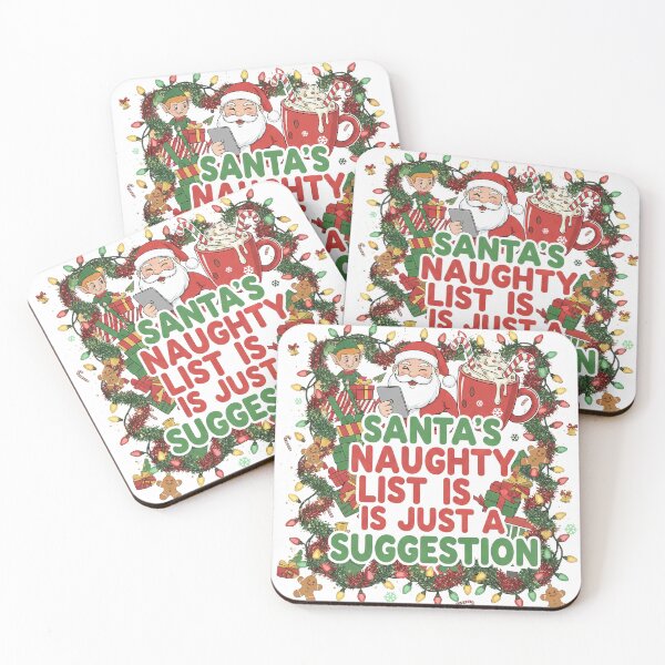 Item preview, Santa's Naughty List Is Just A Suggestion Christmas Humor designed and sold by zoughlal.