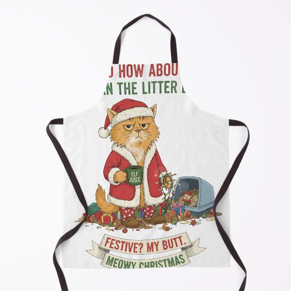 Item preview, Clean The Litter Box Grumpy Cat Demanding Meowy Christmas designed and sold by zoughlal.