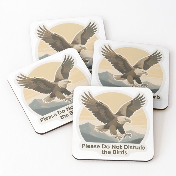 Item preview, Please Do Not Disturb the Birds – Vintage National Park Sticker designed and sold by NatureNookTees.