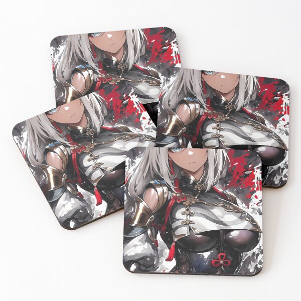 Item preview, Shenhe Fanart Cryo Polearm Exorcist Anime Colorful Hot Print Design designed and sold by Senpaiwaves.