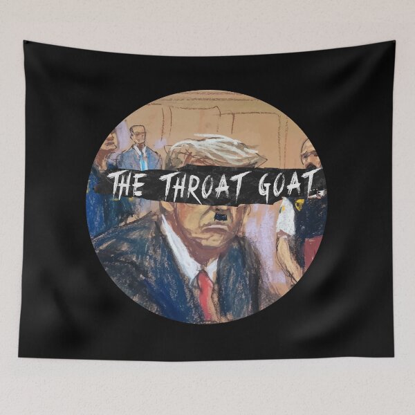 Item preview, The throat goat (anti Trump) designed and sold by remerasnerdas.