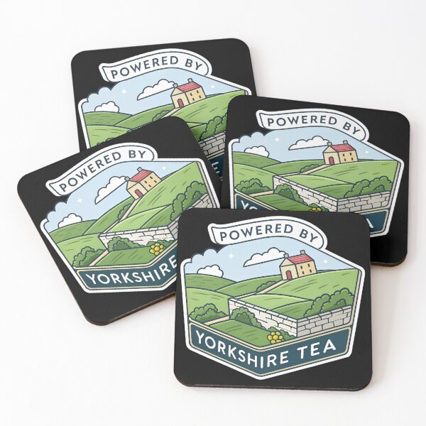 Item preview, Cozy Yorkshire Tea – Scenic Countryside Tea Box Illustration designed and sold by VividOrganica.