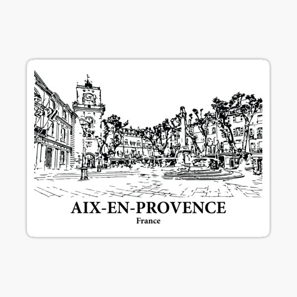Aix-en-Provence - France Sticker