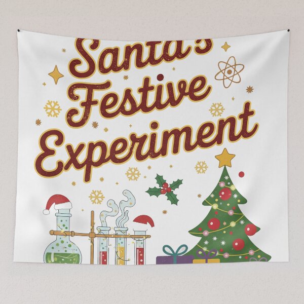 Item preview, Santa's Festive Experiment Christmas Science Teacher Design designed and sold by zoughlal.