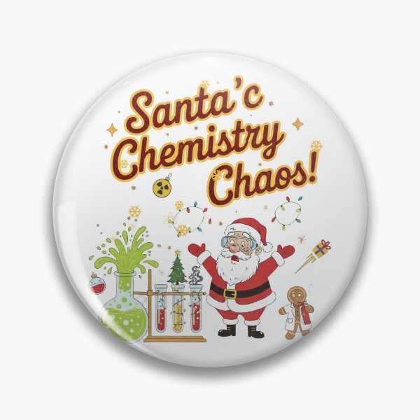 Item preview, Santa's Chemistry Chaos Mad Scientist Christmas Humour designed and sold by zoughlal.