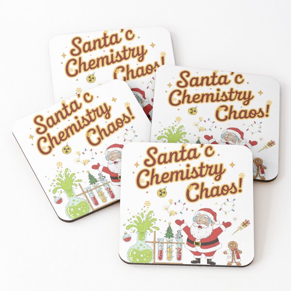Item preview, Santa's Chemistry Chaos Mad Scientist Christmas Humour designed and sold by zoughlal.