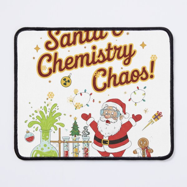 Item preview, Santa's Chemistry Chaos Mad Scientist Christmas Humour designed and sold by zoughlal.