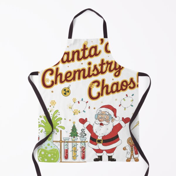 Item preview, Santa's Chemistry Chaos Mad Scientist Christmas Humour designed and sold by zoughlal.