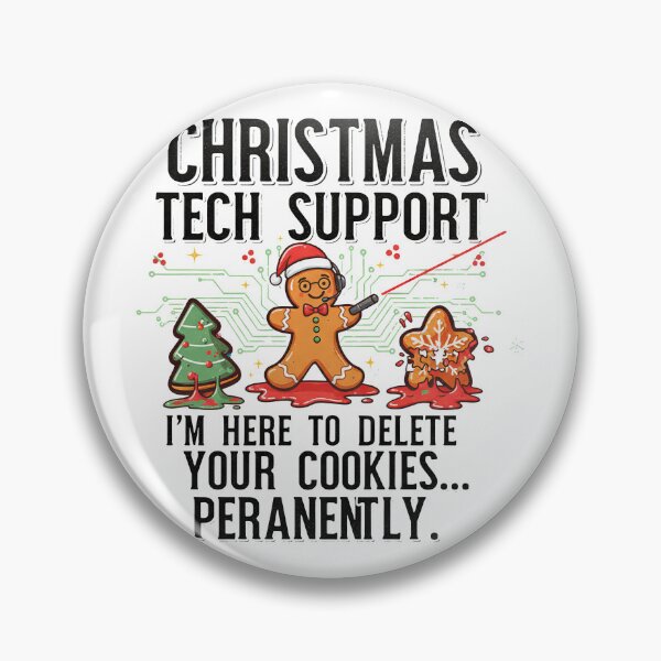 Item preview, Christmas Tech Support Delete Your Cookies Funny Humour designed and sold by zoughlal.