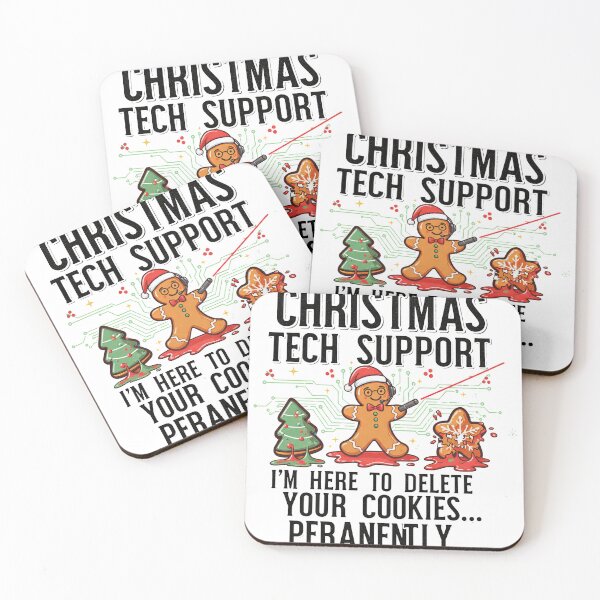 Item preview, Christmas Tech Support Delete Your Cookies Funny Humour designed and sold by zoughlal.