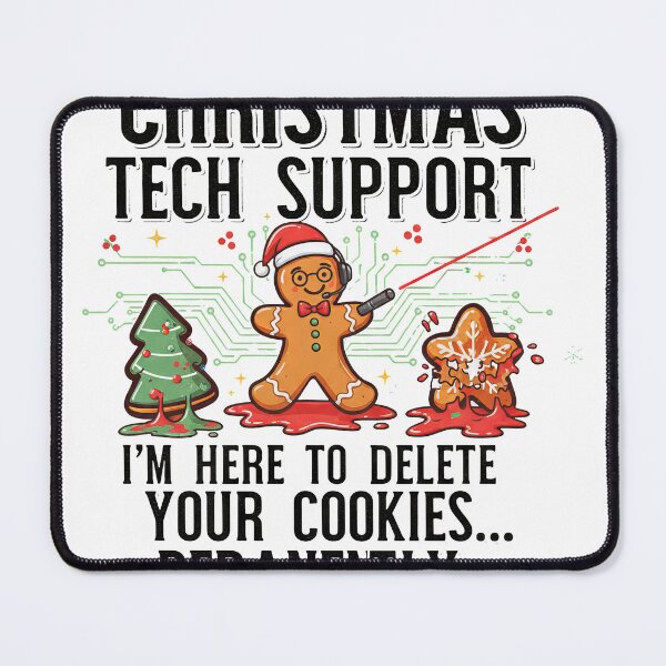 Item preview, Christmas Tech Support Delete Your Cookies Funny Humour designed and sold by zoughlal.