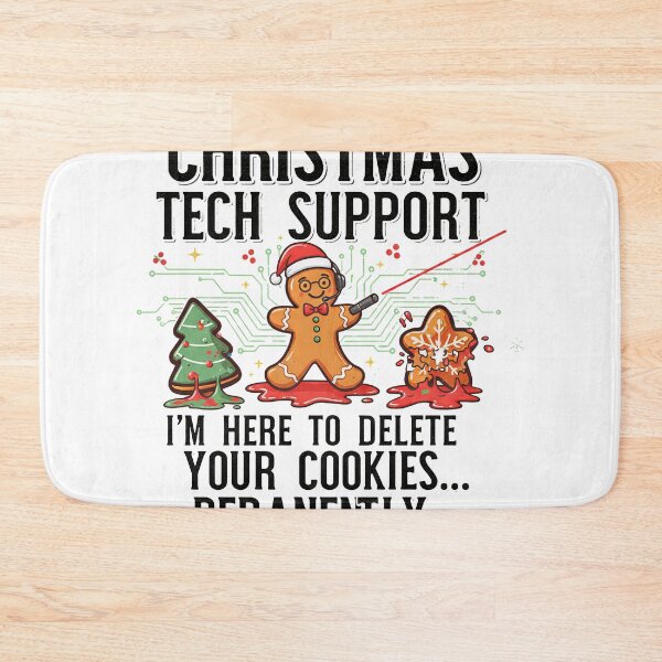 Item preview, Christmas Tech Support Delete Your Cookies Funny Humour designed and sold by zoughlal.