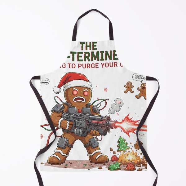 Item preview, Ginger Terminator Purging Cookies Sci Fi Christmas Design designed and sold by zoughlal.