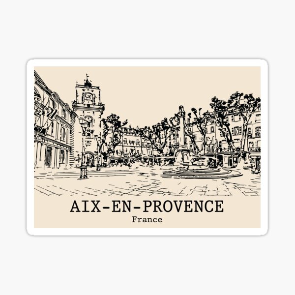 Aix-en-Provence - France Sticker