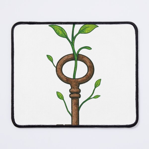 Item preview, Rusted Key & Sprouting Leaves designed and sold by Ataqhin.