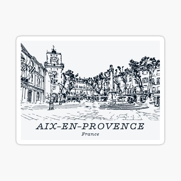 Aix-en-Provence - France Sticker