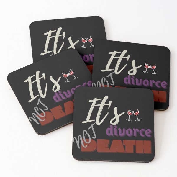 Item preview, It’s Divorce, Not Death – Empowering Divorced Mom Quote designed and sold by CielaNoir.