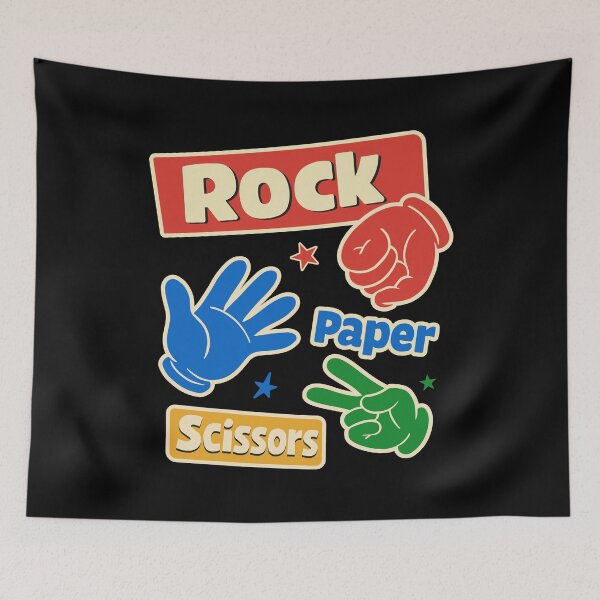 Item preview, Rock Paper Scissors Classic Game Retro designed and sold by Zerhof.
