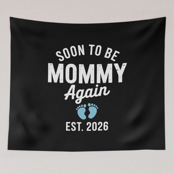 Item preview, Soon To Be Mommy Again Est 2026 Pregnancy Second Baby Announcement designed and sold by Gogetgiggles.
