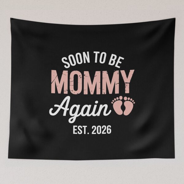 Item preview, Soon To Be Mommy Again Est 2026 Pregnancy Second Baby Announcement designed and sold by Gogetgiggles.