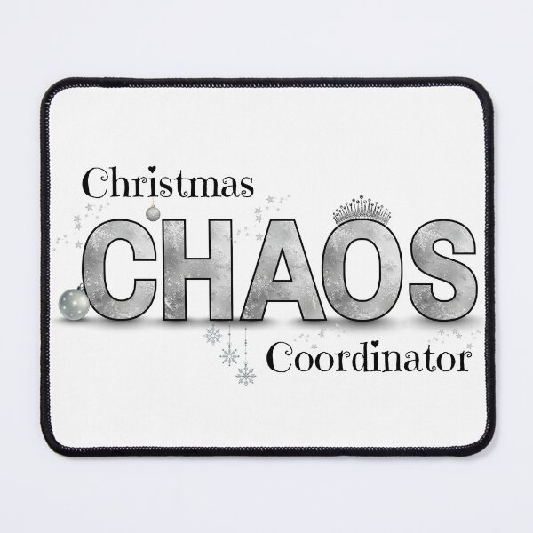 Item preview, Silver Christmas Chaos | Frosted Winter Holiday Design designed and sold by PixelByHajni.