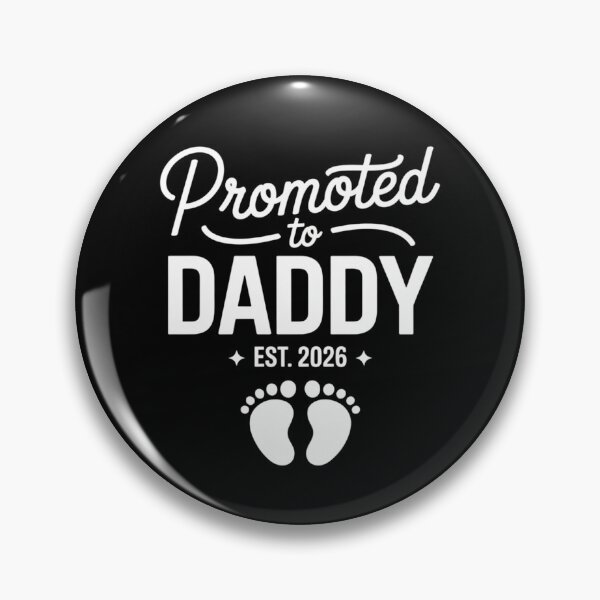 Item preview, Promoted to Daddy Est 2026 New Dad Pregnancy Reveal Baby Announcement designed and sold by Gogetgiggles.