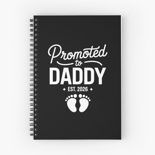 Item preview, Promoted to Daddy Est 2026 New Dad Pregnancy Reveal Baby Announcement designed and sold by Gogetgiggles.